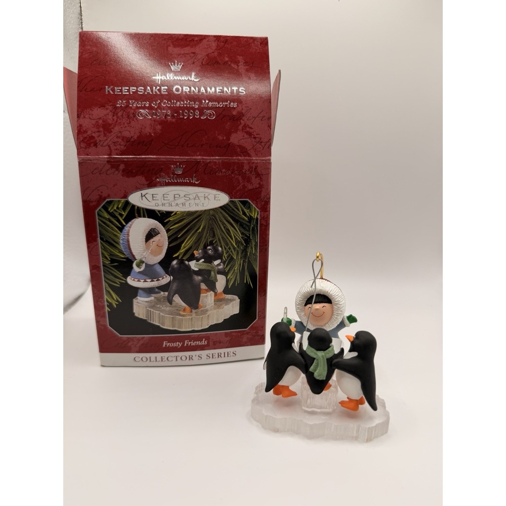 Vintage Hallmark Keepsake Ornament - 1998 Frosty Friends #19 of collection Used - Picture 7 of 8